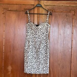 Dolce & Gabbana Made in Italy 100% Silk Sheath Mini Dress